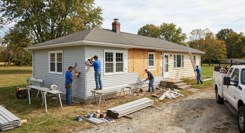 Damaged Siding Replacement in Danbury, CT