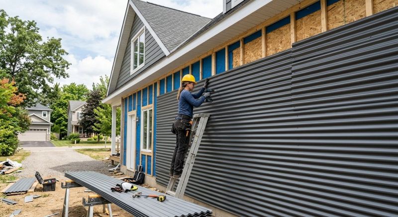 Corrugated Siding Installation in Norwalk, CT