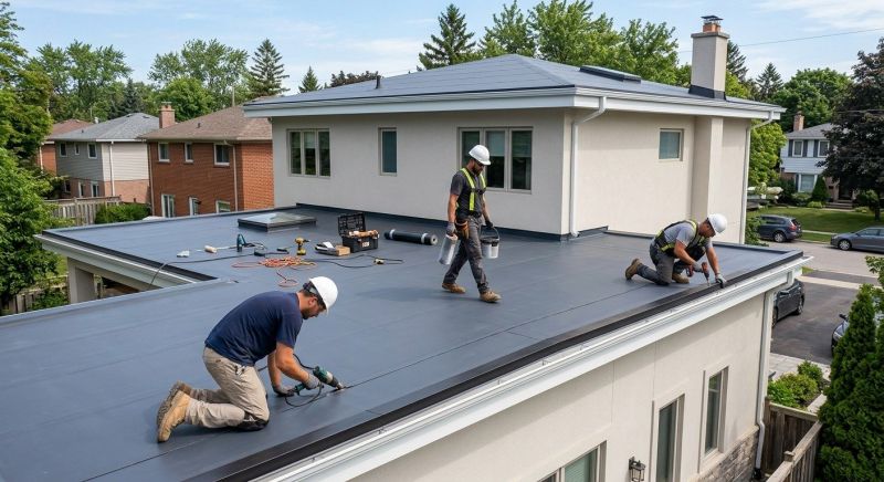 Flat Roof Installation in Naperville, IL