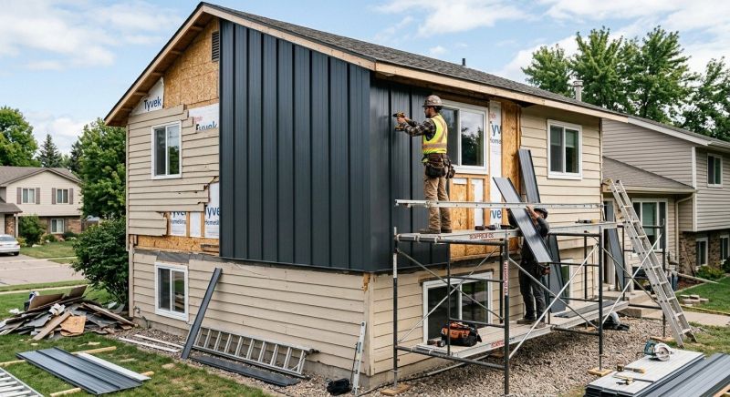 Sheet Metal Siding Replacement in Fairfield County, CT