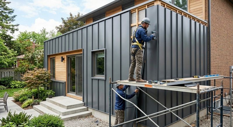Steel Cladding Installation in Boston, MA