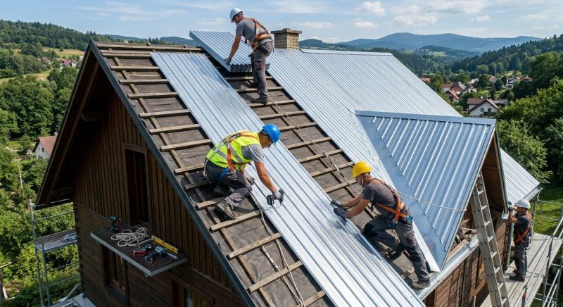 Steel Roof Installation in Fredericksburg, VA